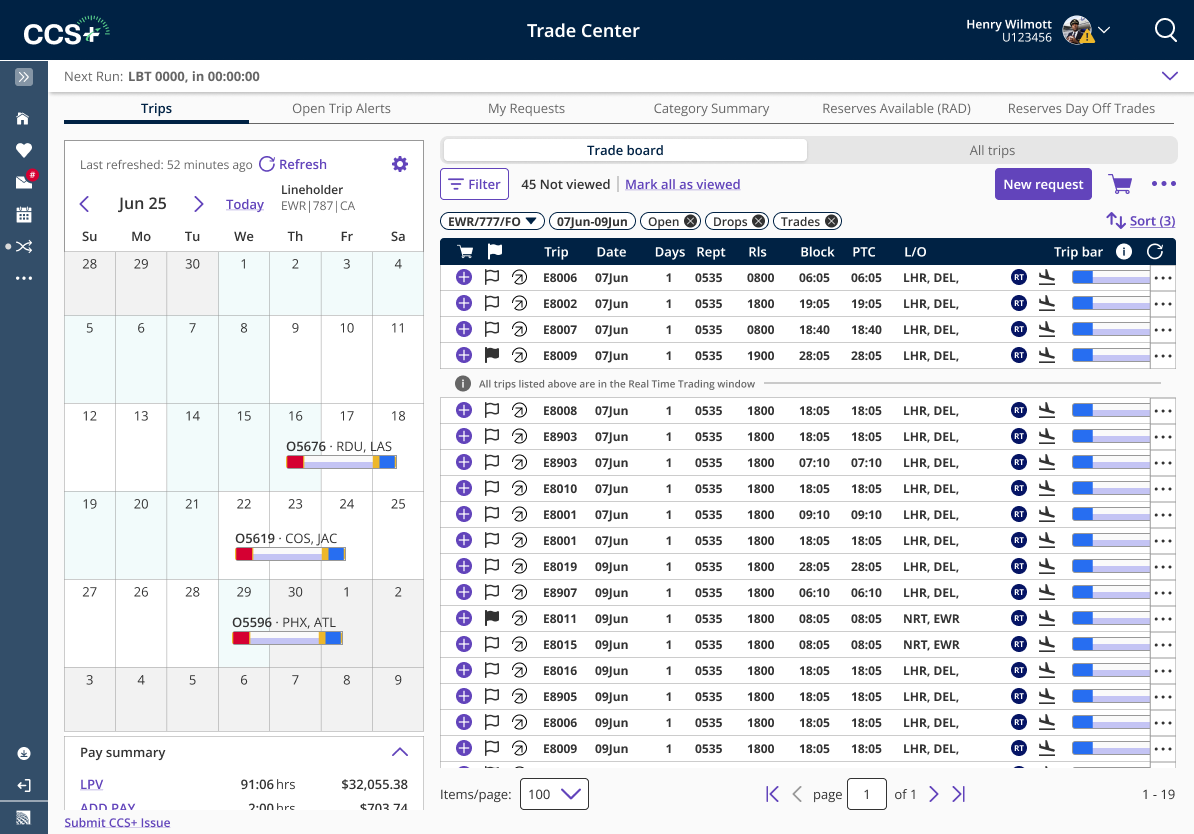 Trade Board